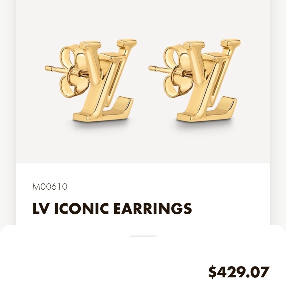 LV iconic earrings